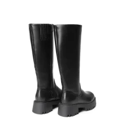 Platform Lug Sole Knee High Boots