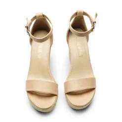 Platform One Strap Espadrille Wedge Sandals