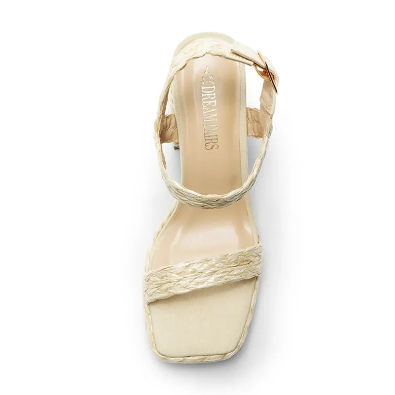 Platform Strap Chunky High Heel Sandals