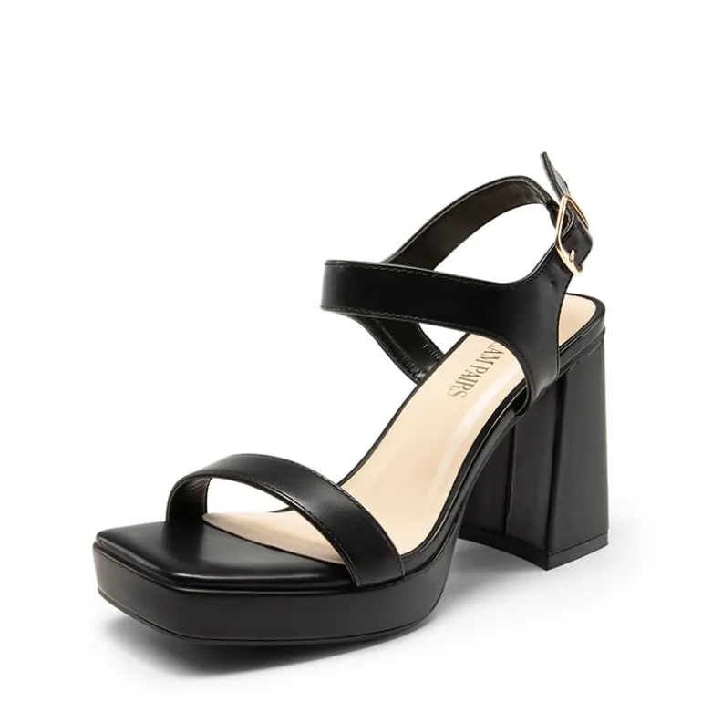 Platform Strap Chunky High Heel Sandals