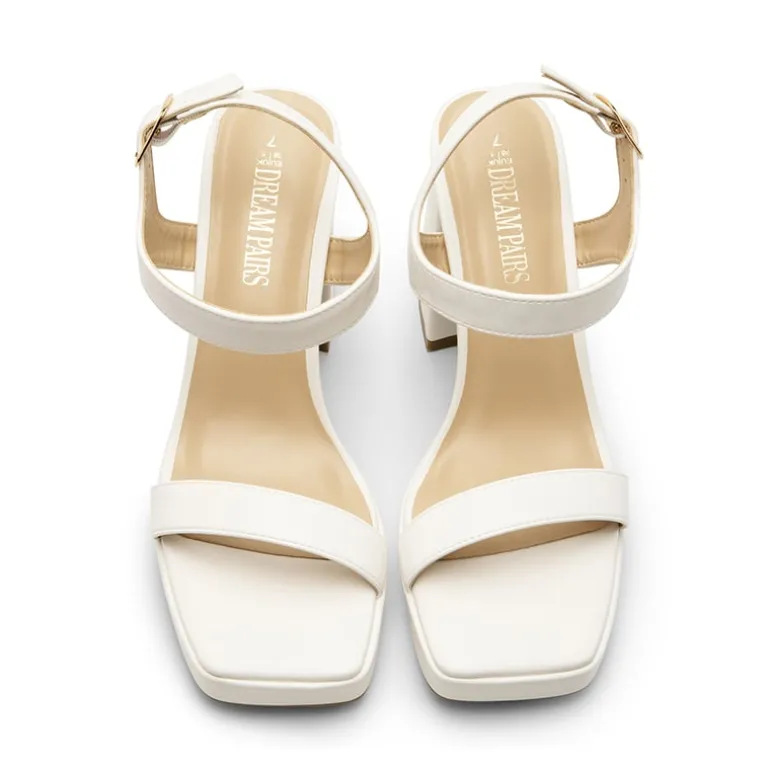 Platform Strap Chunky High Heel Sandals