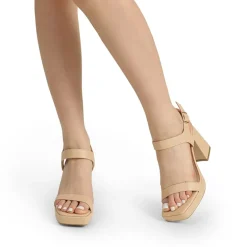 Platform Strap Chunky High Heel Sandals
