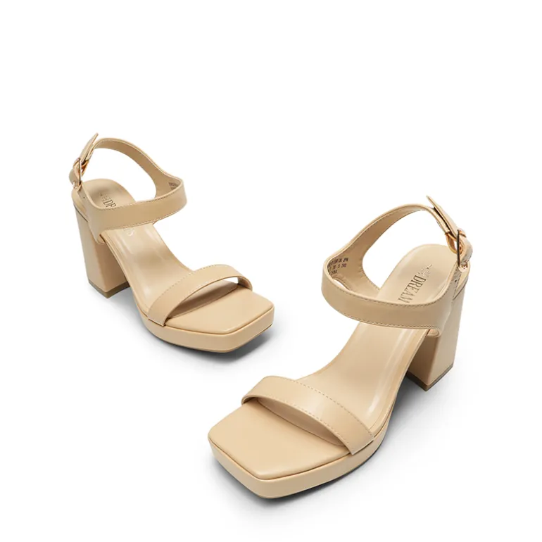 Platform Strap Chunky High Heel Sandals