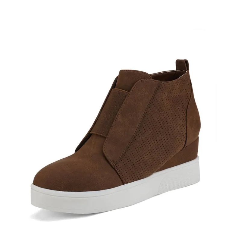 Platform Wedge Booties