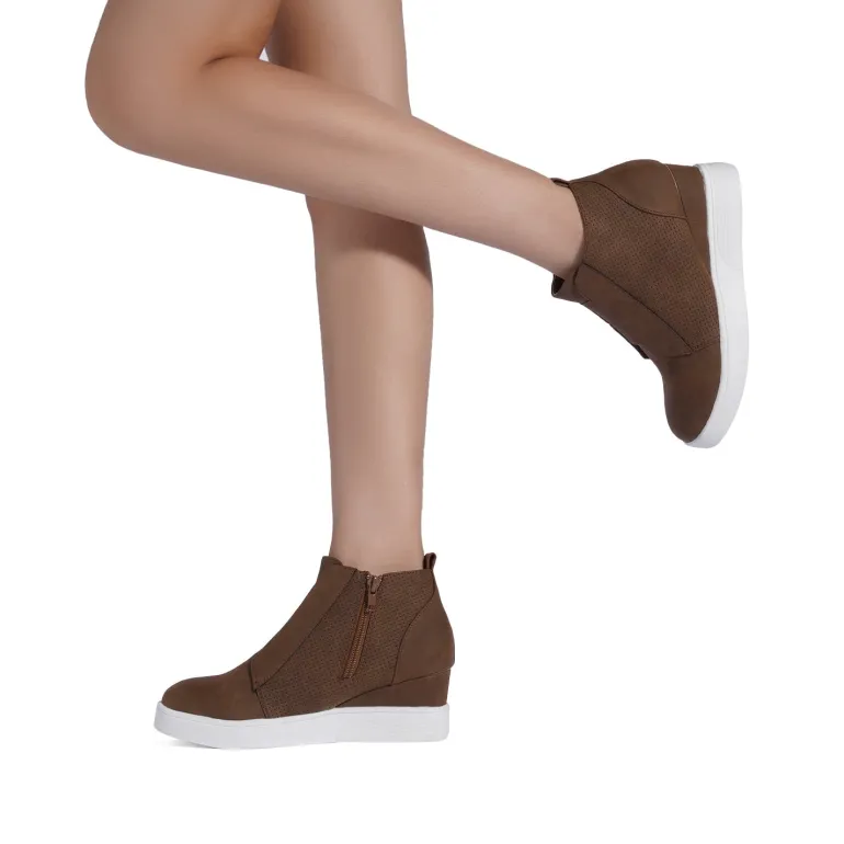 Platform Wedge Booties