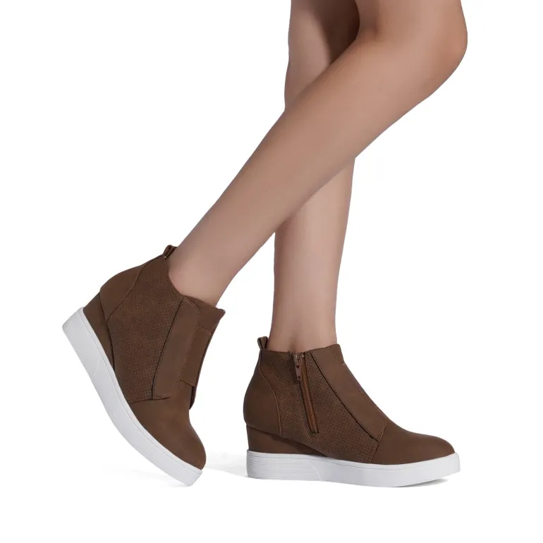 Platform Wedge Booties