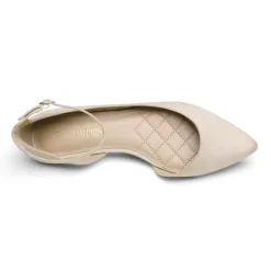 Pointed Toe Ankle Strap Ballet Flats Shoes