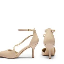 Pointed Toe Ankle-Strap Stiletto High Heels