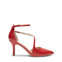 Pointed Toe Ankle-Strap Stiletto High Heels