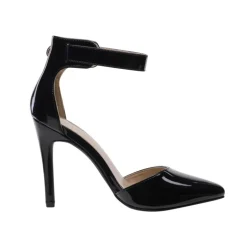 Pointed Toe Ankle Strap Stiletto Pumps
