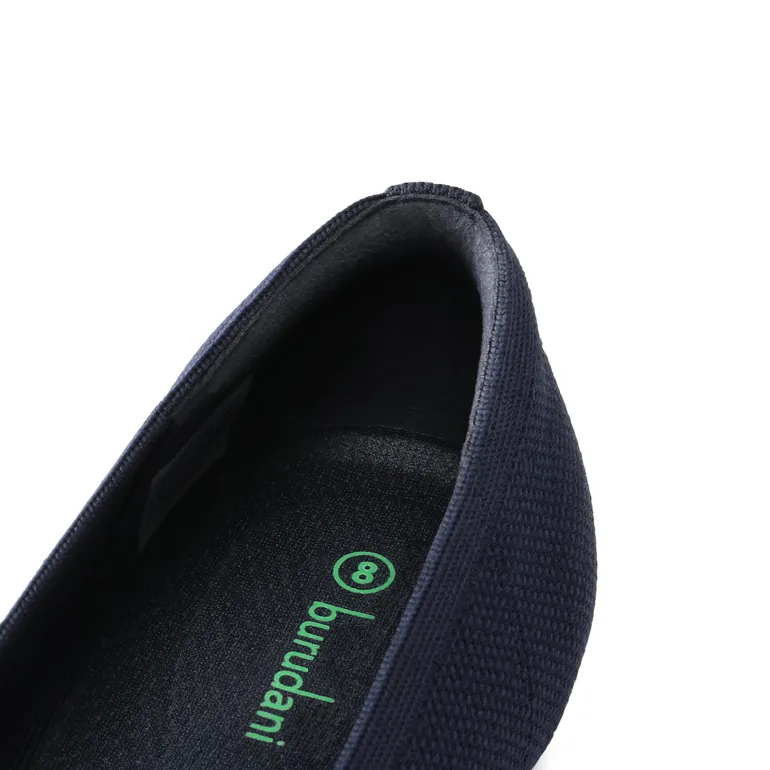 Pointed Toe Arch Support Knit Flats