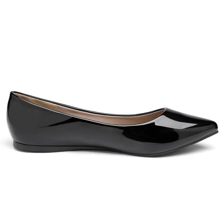Pointed Toe Ballet Slip On Flats