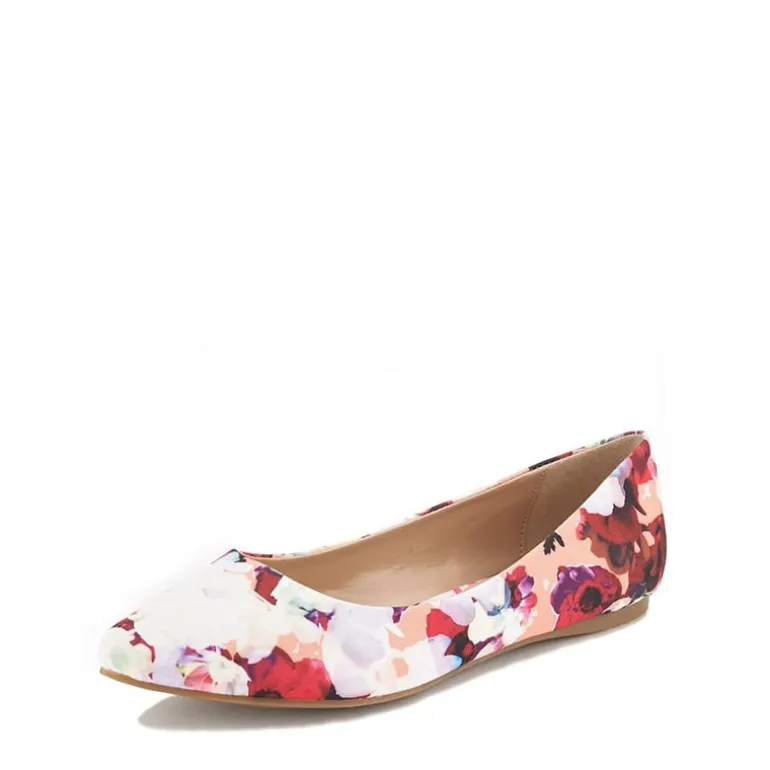 Pointed Toe Ballet Slip On Flats