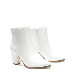 Pointed Toe Chunky Heel Ankle Boots