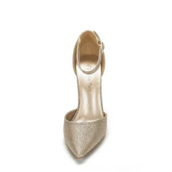 Pointed Toe Chunky Heel Pumps