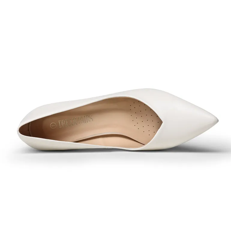 Pointed Toe Chunky High Heel Pumps