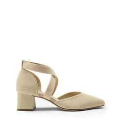 Pointed Toe Criss Cross Pumps