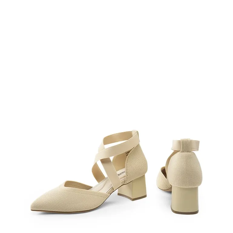 Pointed Toe Criss Cross Pumps