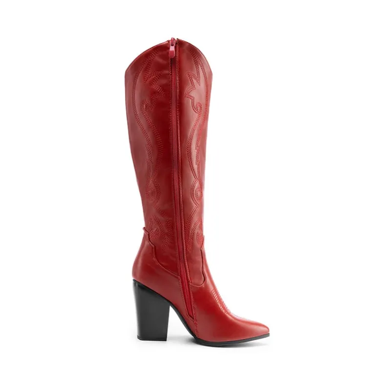 Pointed Toe Embroidered Cowboy Boots