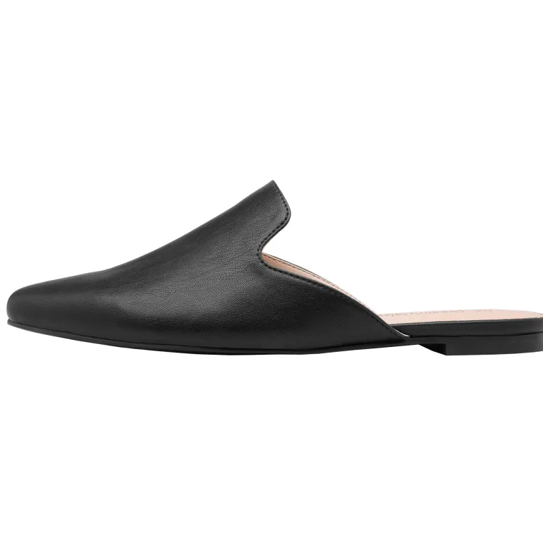 Pointed Toe Flat Mules