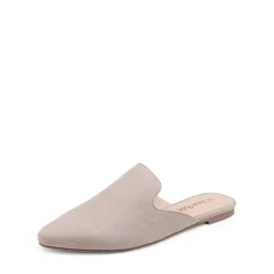 Pointed Toe Flat Mules