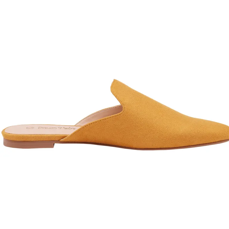 Pointed Toe Flat Mules
