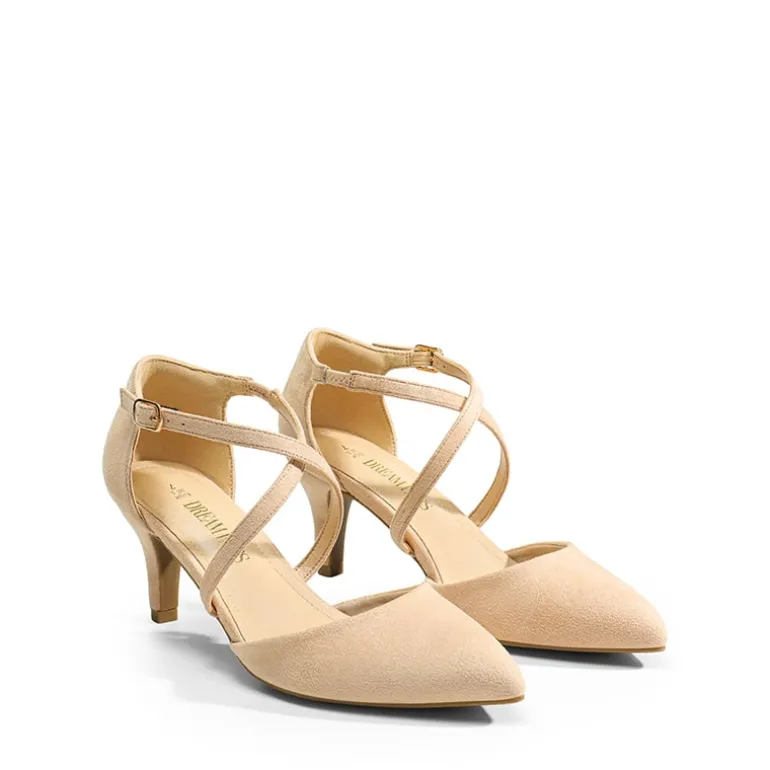Pointed Toe Kitten Heel Dress Pumps
