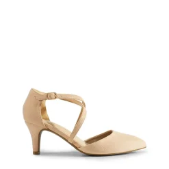 Pointed Toe Kitten Heel Dress Pumps