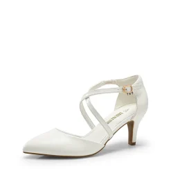 Pointed Toe Kitten Heel Dress Pumps