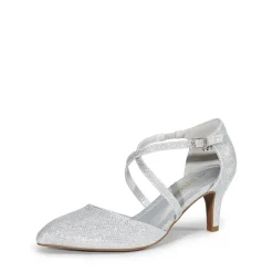 Pointed Toe Kitten Heel Dress Pumps