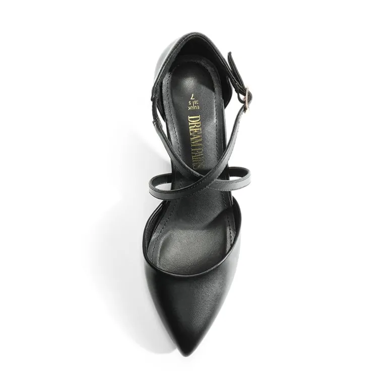 Pointed Toe Kitten Heel Dress Pumps