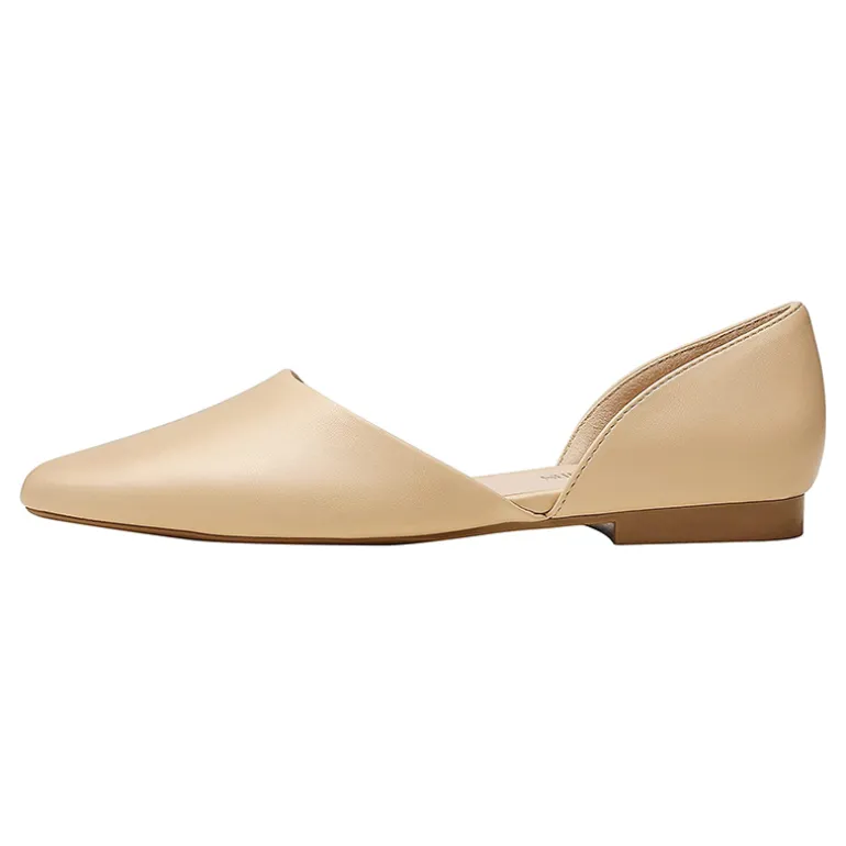 Pointed-Toe Slip on Flats