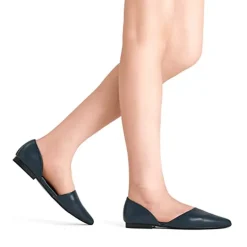 Pointed-Toe Slip on Flats