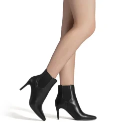 Pointed Toe Stiletto Chelsea Ankle Booties