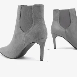 Pointed Toe Stiletto Chelsea Ankle Booties