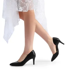 Pointed Toe Stiletto D'Orsay Pumps