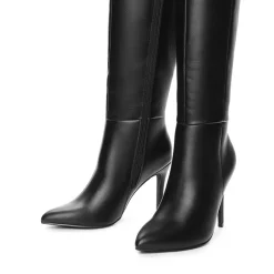 Pointed Toe Stiletto High Heel Knee High Boots