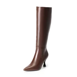 Pointed Toe Stiletto Knee-high Boots