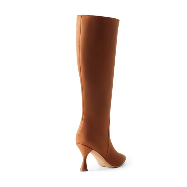 Pointed Toe Stiletto Knee-high Boots
