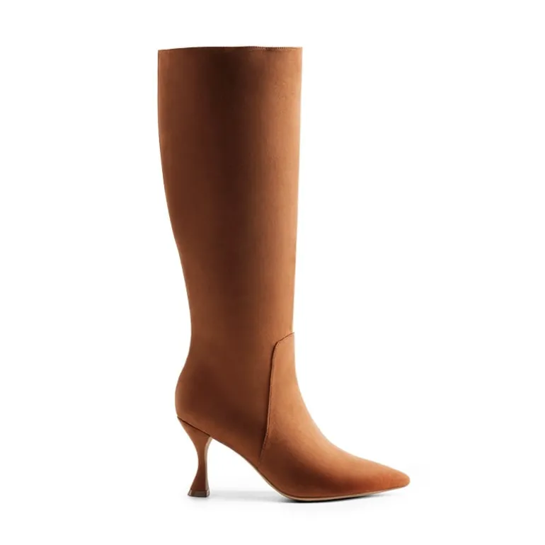 Pointed Toe Stiletto Knee-high Boots