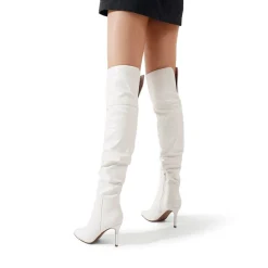 Pointed Toe Stiletto Over-The-Knee Boots