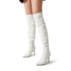 Pointed Toe Stiletto Over-The-Knee Boots