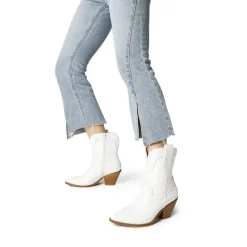 Pointed Toe Western Cowboy Mid Calf Boots