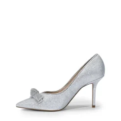 Rhinestone Bowknot Stiletto Heel Pumps
