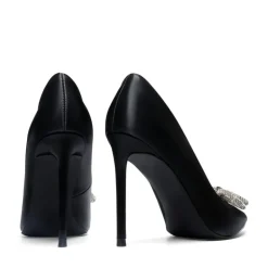 Rhinestone Bows Stiletto Pumps