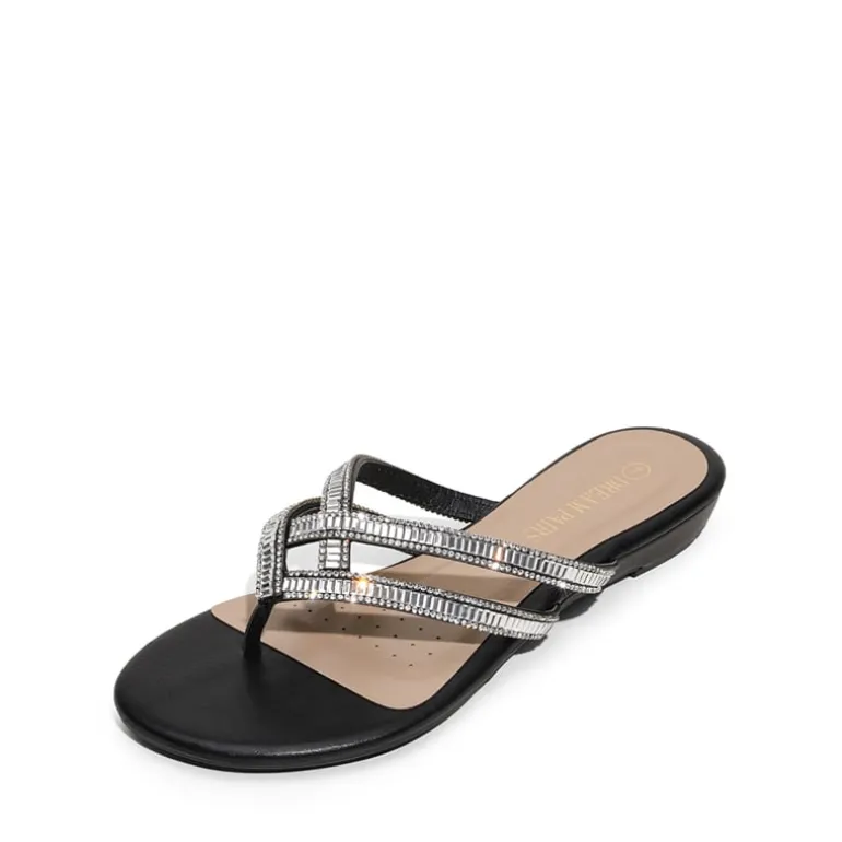 Rhinestone Cute Flip-Flop Sandals