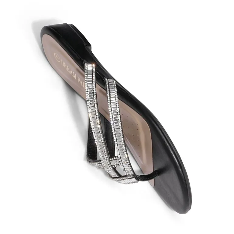 Rhinestone Cute Flip-Flop Sandals
