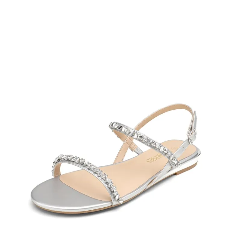 Rhinestone Flat Sandals