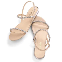 Rhinestone Flat Sandals