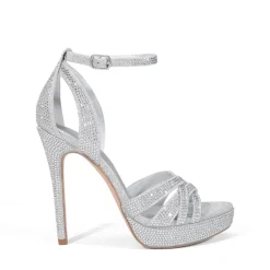 Rhinestone Platform Stiletto Sandals
